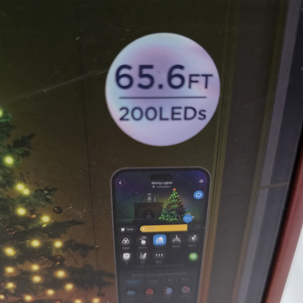 Govee Green Christmas String Lights 2S - Picture 5 of 7
